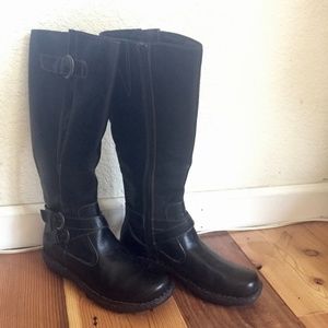 B.O.C. Tall Cybele Boot, Black Leather Size 7M